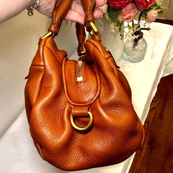 🐻Marc Jacobs Brown Leather Hobo Top Handle Bag🐻 - Picture 7 of 15